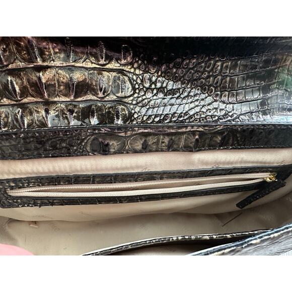 Brahmin Nerida Onyx Melbourne Genuine Leather Shoulder Bag - Picture 8 of 11